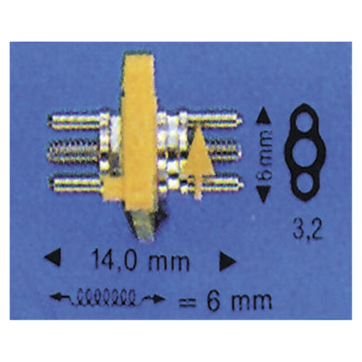 Micro-Dehnschrauben 3005 - Typ 3005/14, Packung 10 Stück