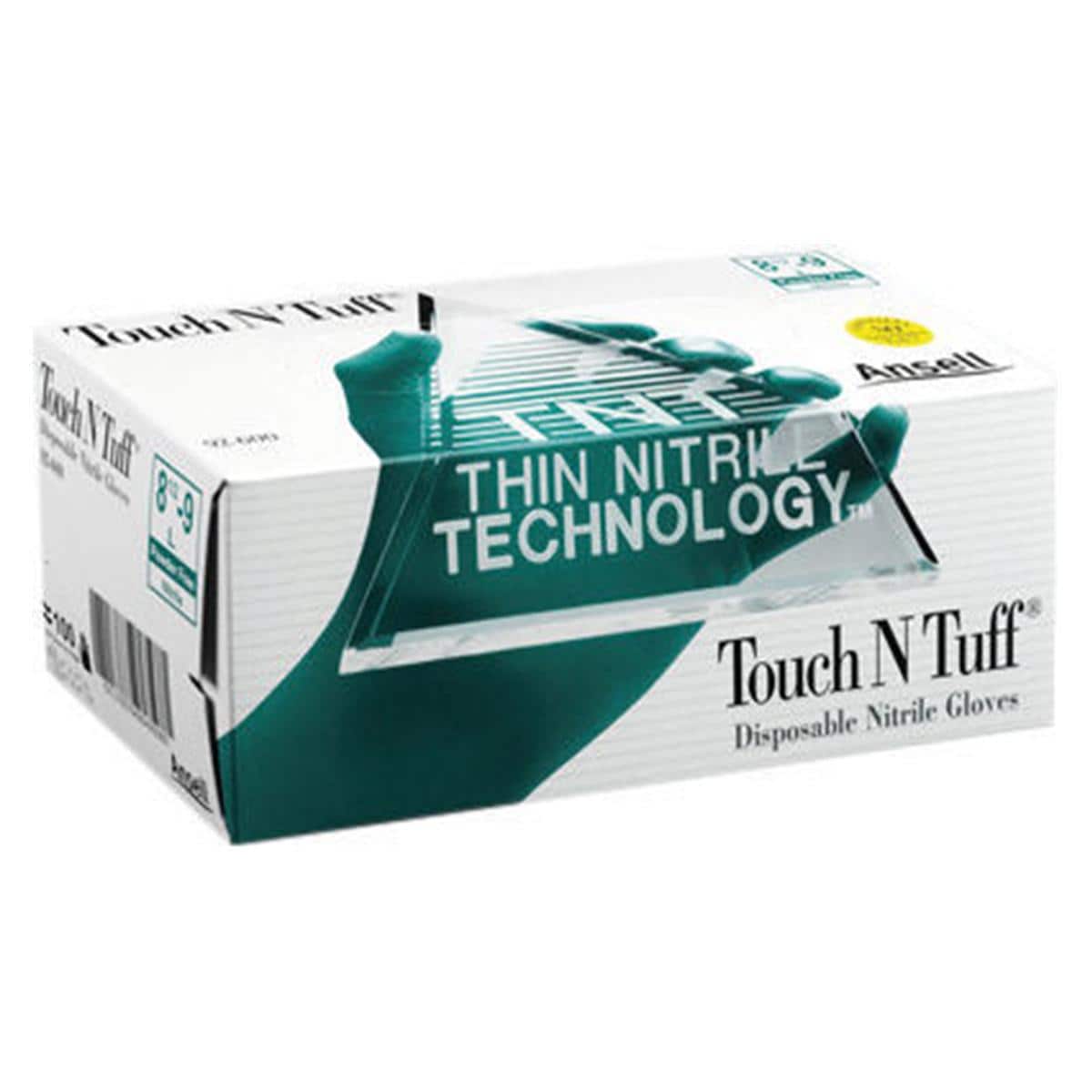Touch N Tuff Nitrilhandschuhe - Größe XL, 9,5 - 10, Packung 100 Stück