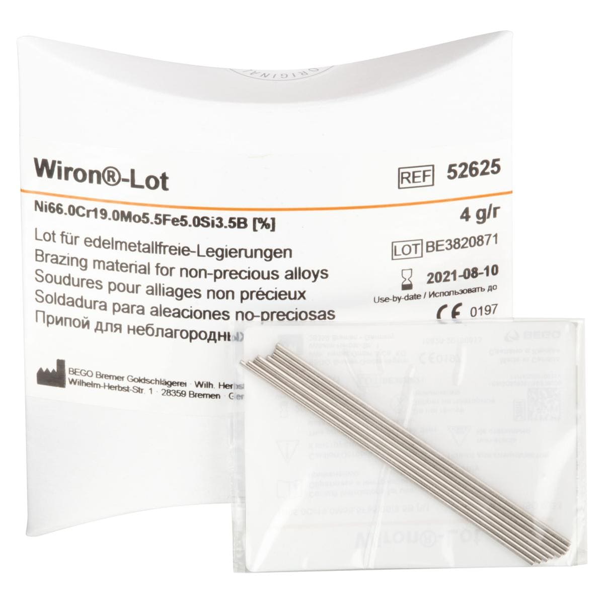 Wiron®-Lot - Rund, Packung 6 Stangen (4 g)