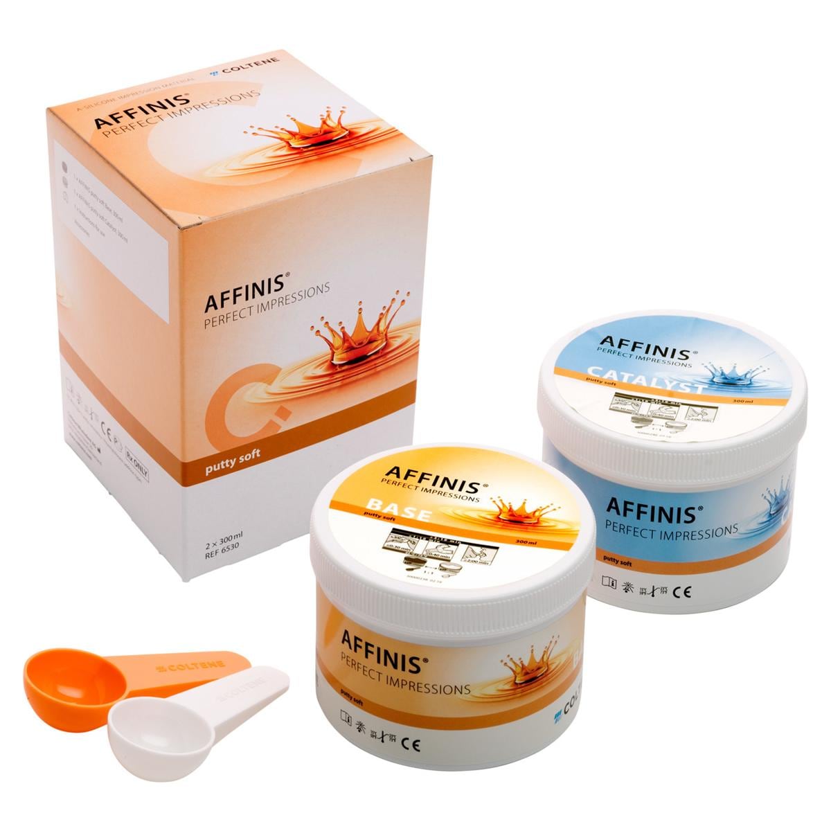 AFFINIS® putty soft - Dosen 300 ml Basis und 300 ml Katalysator