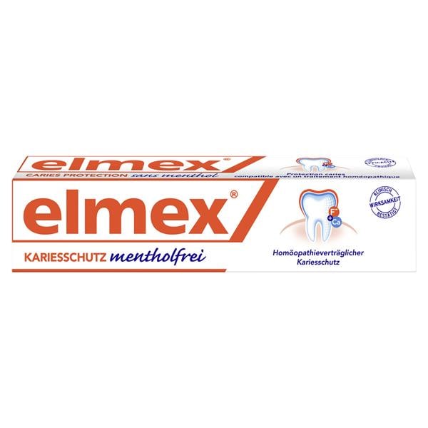 elmex® mentholfrei Zahnpasta - Tube 75 ml