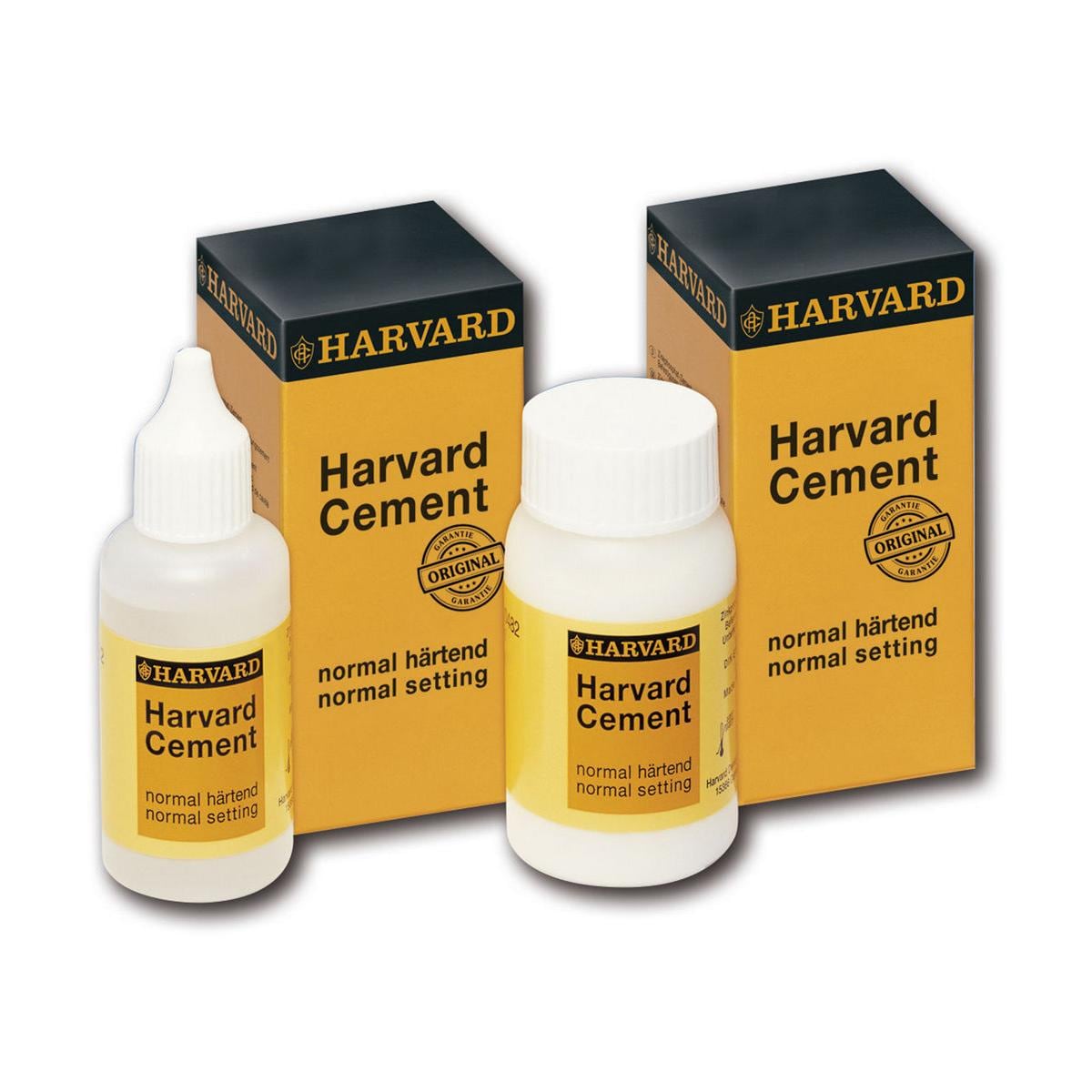 Harvard Phosphatzement normalhärtend - Pulver - Nr. 3 - weißlich-gelb, Packung 100 g