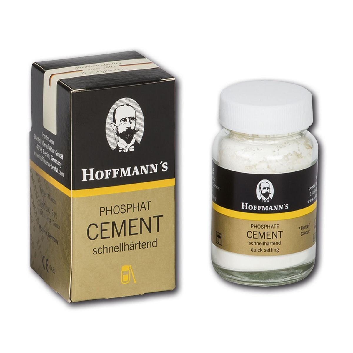 Hoffmann´s Cement schnellhärtend - Pulver - Nr. 3 - weißlich- gelb, Packung 100 g