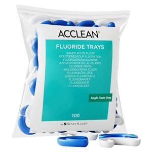 HS-Acclein Schaumstofflöffel, Fluoride Tray - Größe L, Packung 100 Stück