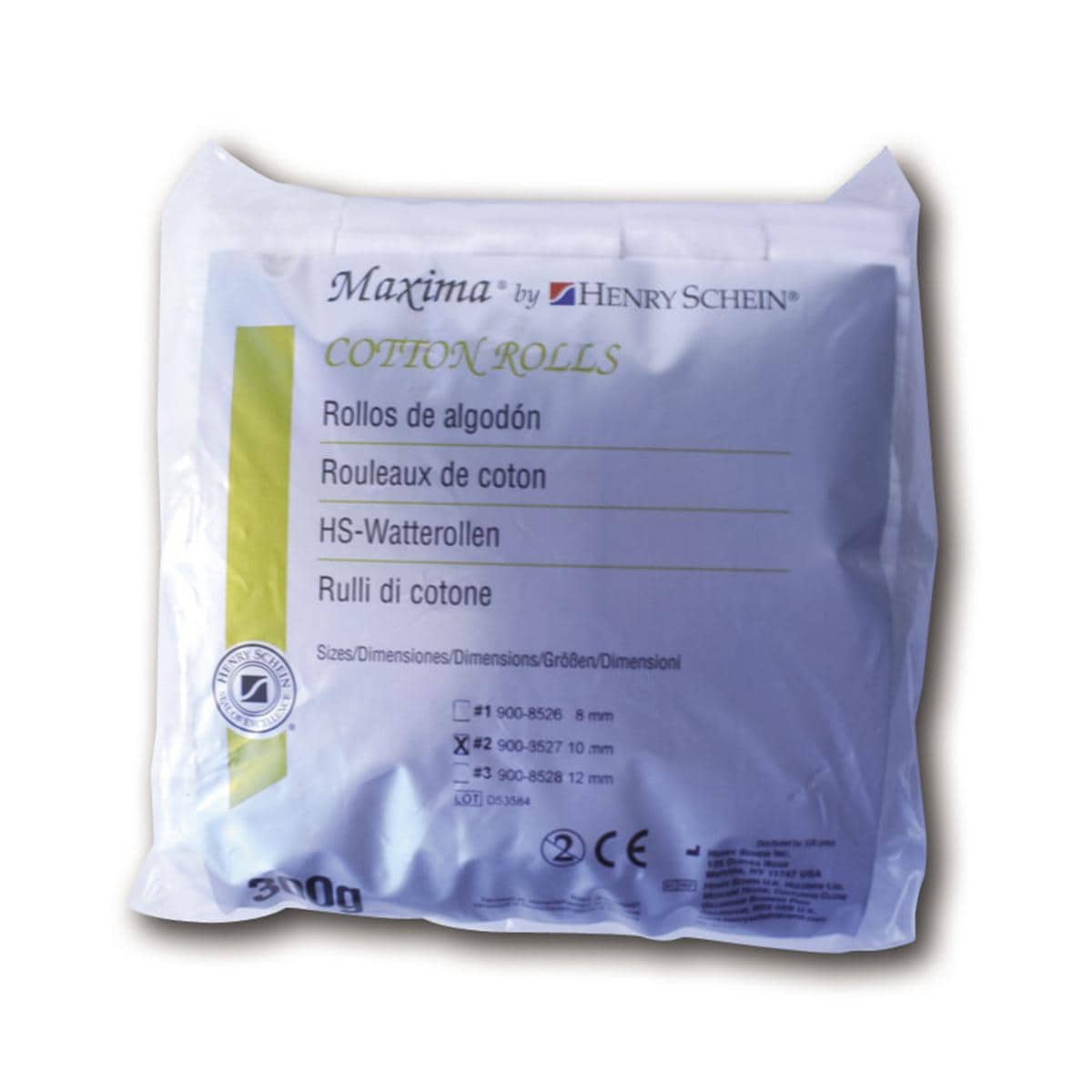 HS-Maxima® Watterollen, Cotton Rolls - Größe 1, Packung 300 g