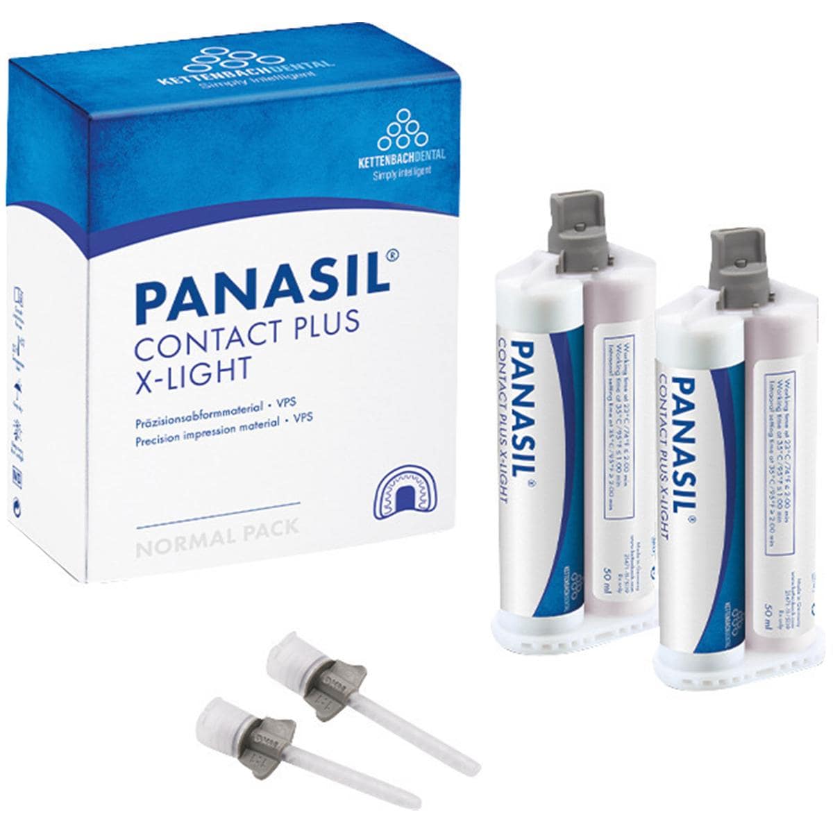 Panasil® contact plus X-Light - Kartuschen 2 x 50 ml