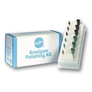 Amalgam Polishing Kit - Schaft W, Polierset 12 Stück
