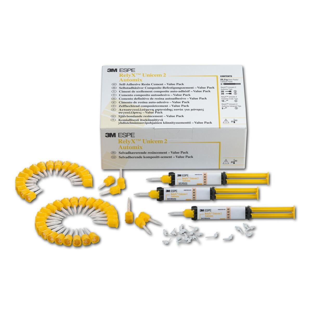 3M RelyX™ Unicem 2 Automix - Value Pack - A2 Universal, Automix-Spritzen 3 x 8,5 g