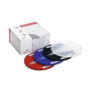 BIOPLAST® XTREME, Ø 125 mm (rund) - Einzelfarben - Rot, Stärke 4 mm, Packung 10 Stück