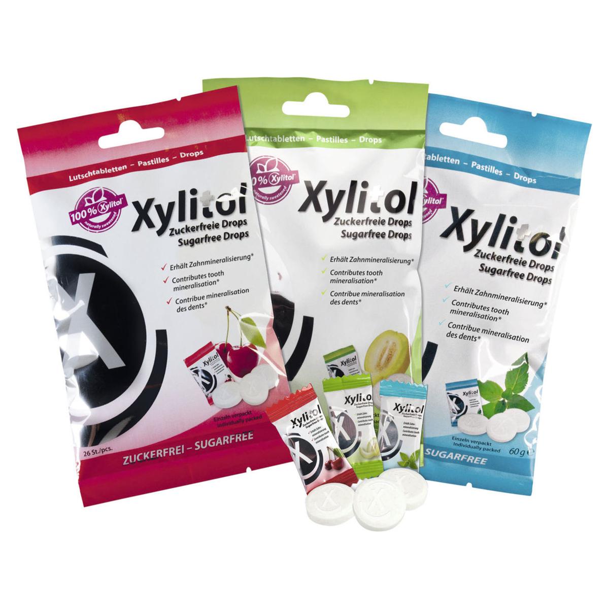 Xylitol Drops - Beutel - Melone, Beutel 60 g