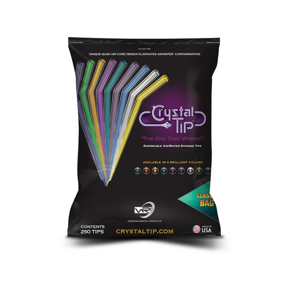 Crystal Tips HP, Packung 250 Stück - Rainbow (Farben sortiert)