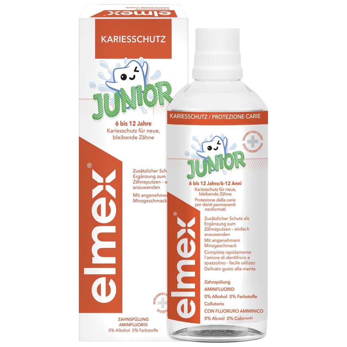 elmex® Junior Zahnspülung - Flasche 400 ml