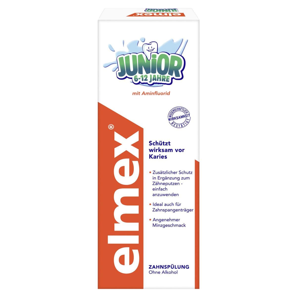 elmex® Junior Zahnspülung - Flasche 400 ml