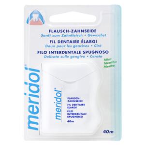 meridol® Flausch-Zahnseide gewachst - Packung 40 m