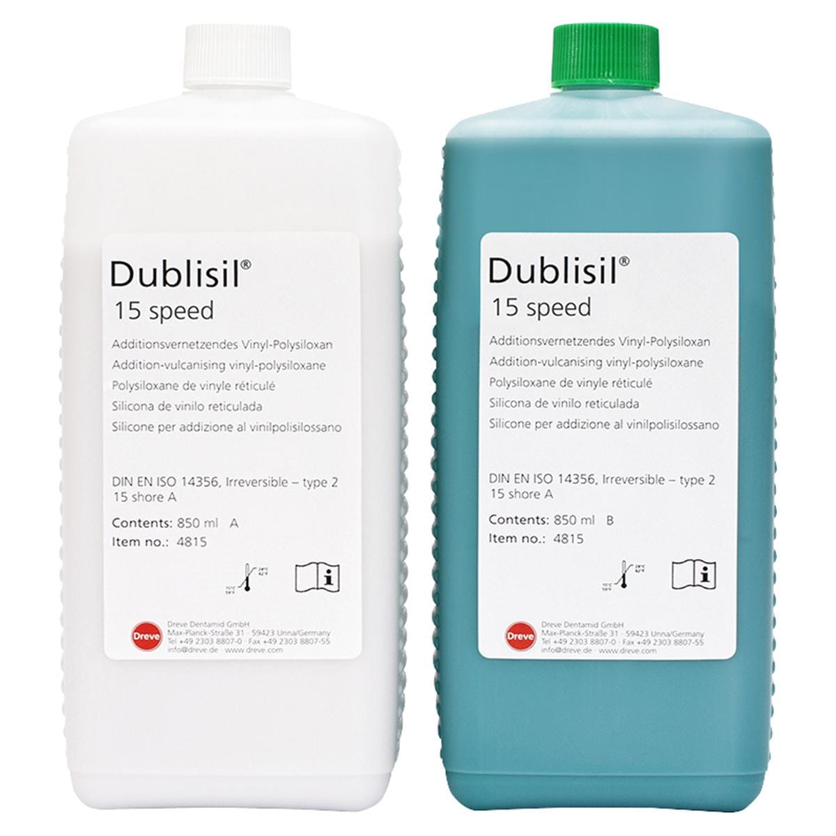 Dublisil® 15 speed - Packung 2 x 5.100 ml Komponente A + B