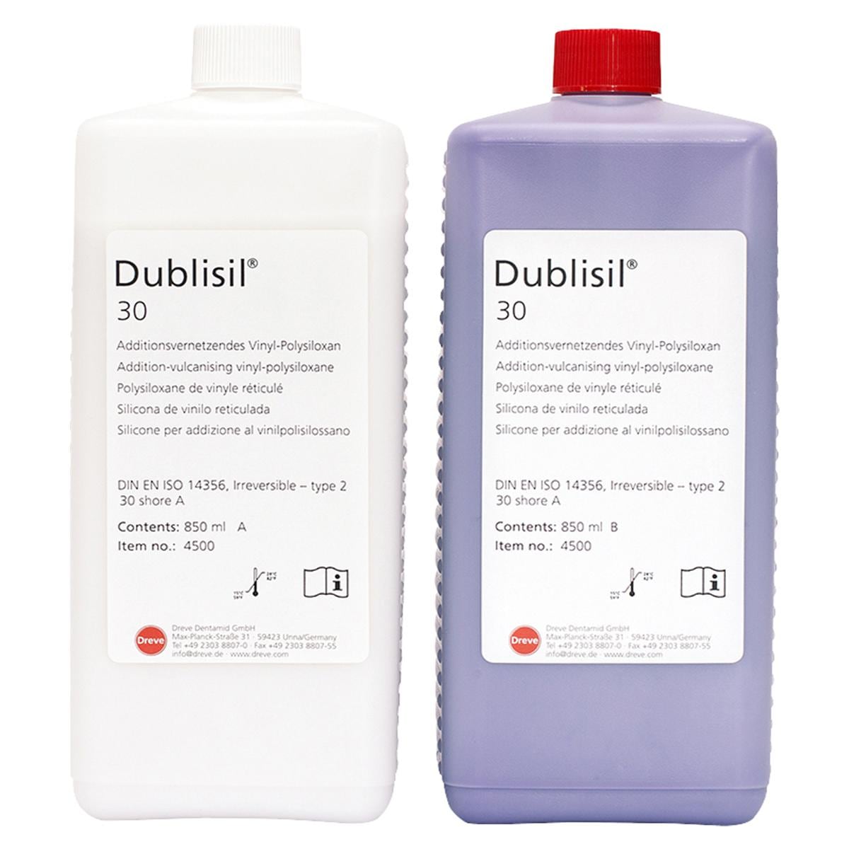 Dublisil® 30 - Packung 2 x 6 kg (2 x 5.100 ml), Komponente A + B