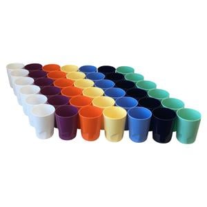 Mundspülbecher Color Mehrweg - Weiß, Packung 6 Stück