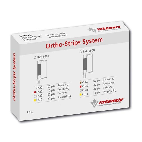 Intensiv Ortho-Strips System, doppelseitig diamantiert - Set 060B - Set