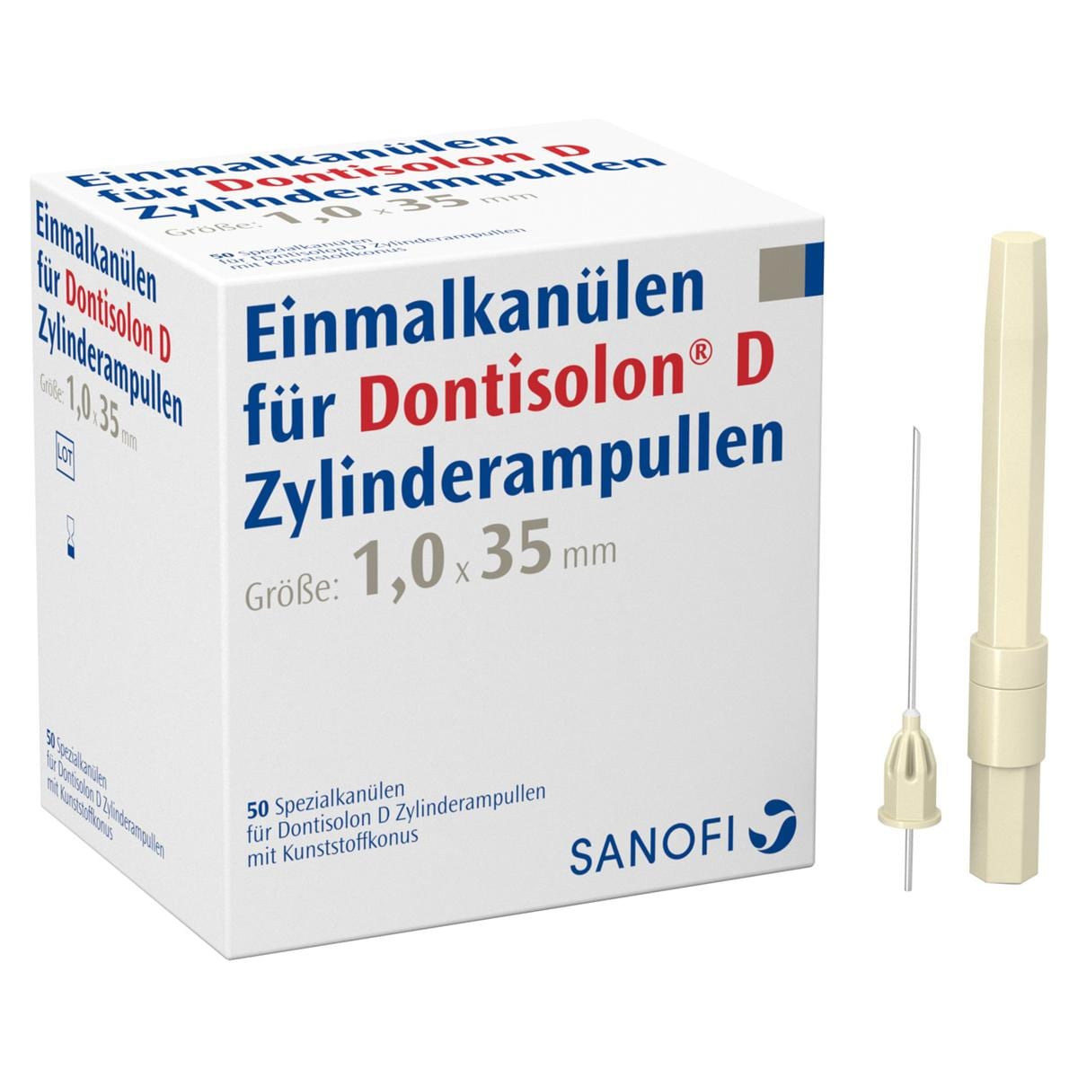 Dontisolon D - Einmalkanülen - Packung 50 Stück