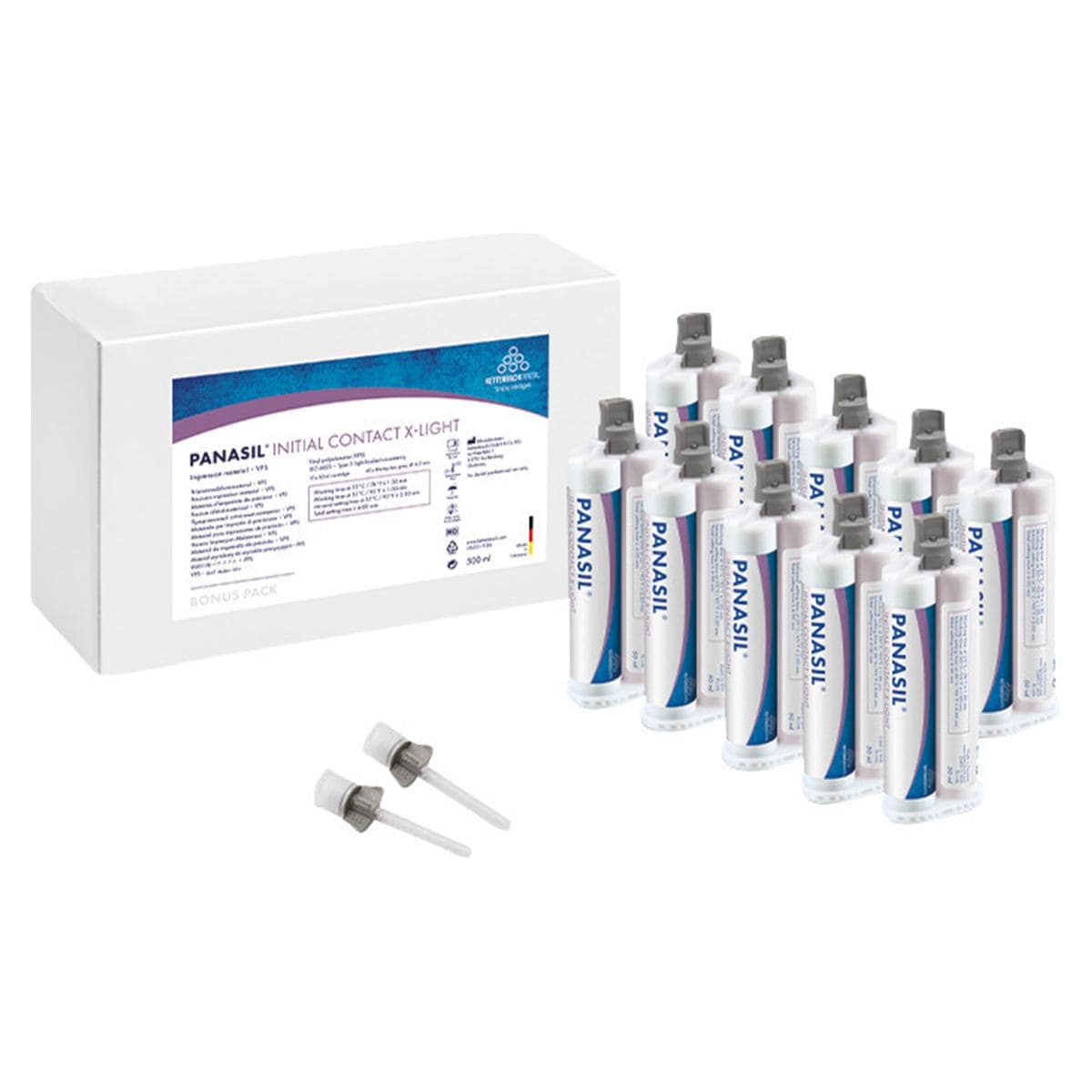 Panasil® initial contact X-Light - Großpackung - Kartuschen 10 x 50 ml