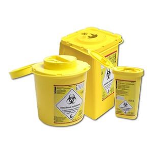 HS-Entsorgungsbehälter / Kanülensammler - 1,5 Liter, (B x T x H) 14, 5 x 14,5 x 15,2 cm