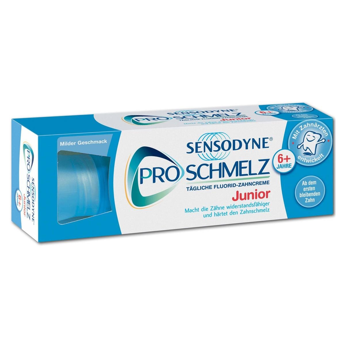 SENSODYNE® Pro Schmelz Junior - Zahnceme - Tube 50 ml, Packung 12 Stück