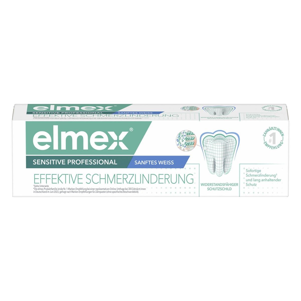 elmex® SENSITIVE PROFESSIONAL Zahnpasta sanftes Weiss - Tube 75 ml