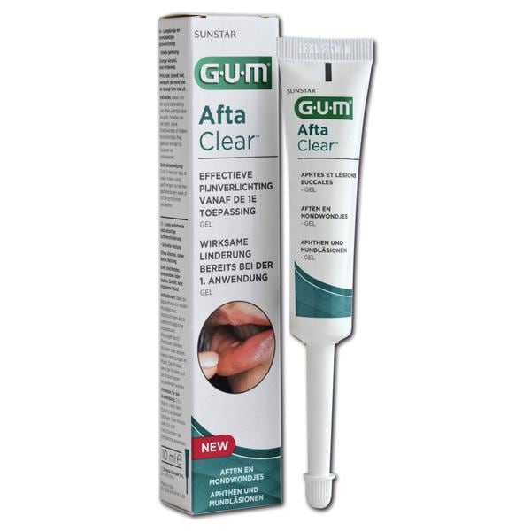 GUM® AftaClear Gel - Tube 6 x 10 ml