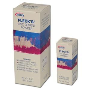 Fleck's Zement - Pulver - Hellgelb, Packung 29 g