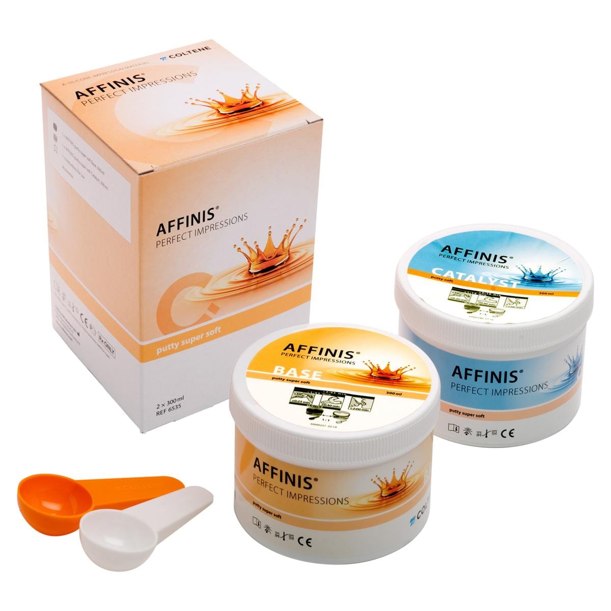 AFFINIS® putty super soft - Dosen 300 ml Basis und 300 ml Katalysator
