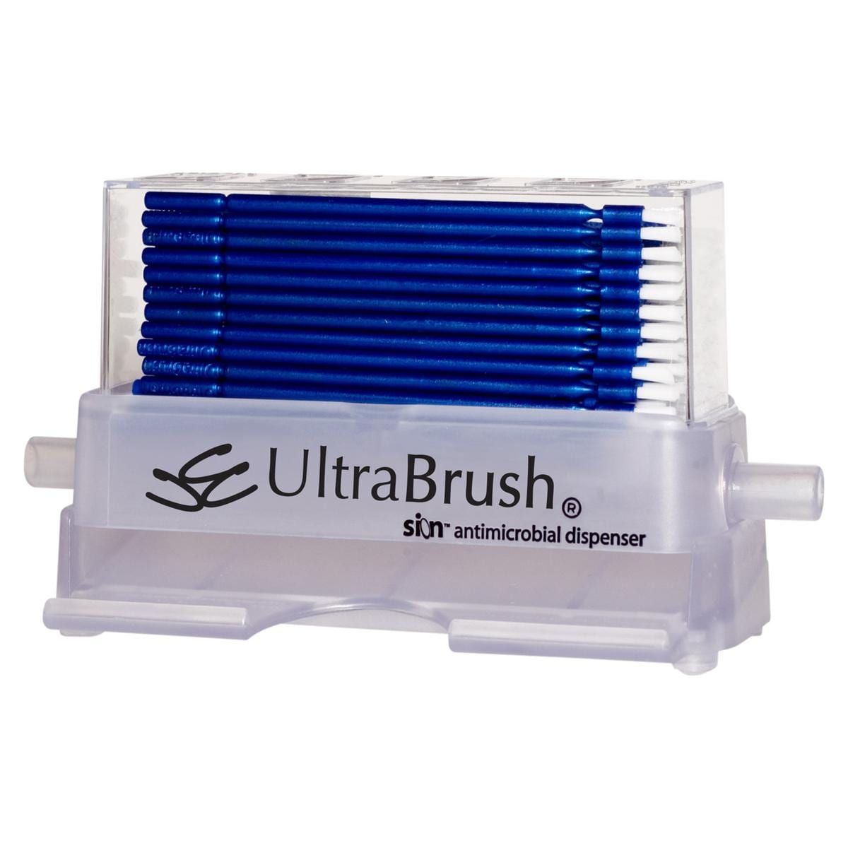 Ultrabrush® Bürstenapplikator 1.0 - Spender Kit - Blau, fein, Packung 100 Stück