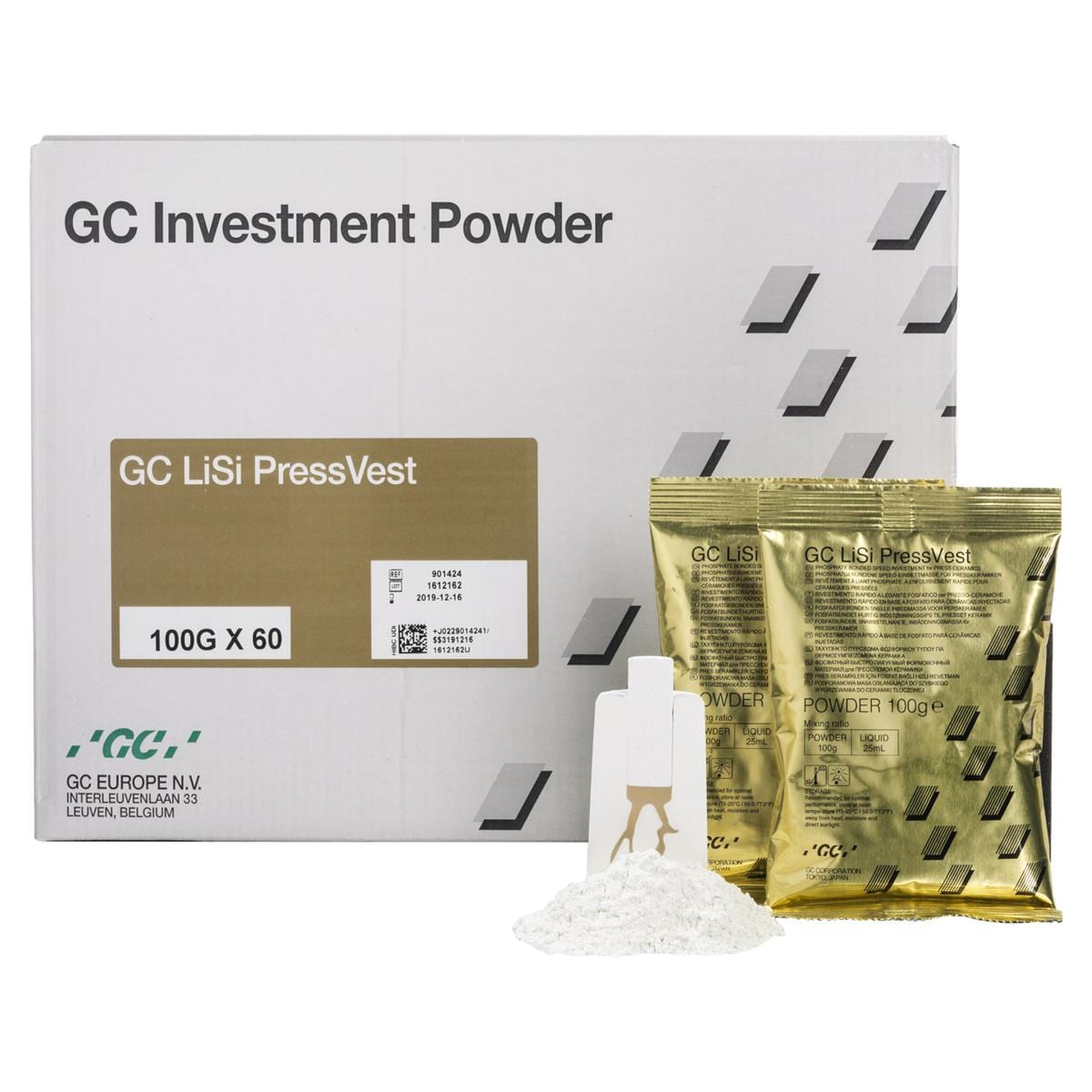 GC LiSi PressVest - Pulver - Packung 60 x 100 g