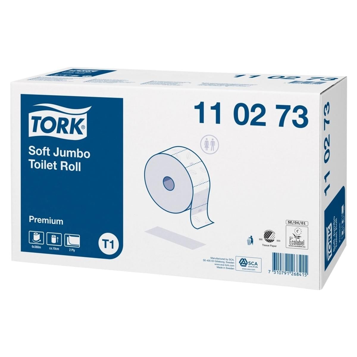 Tork® weiches Jumbo Toilettenpapier - Packung 6 Rollen