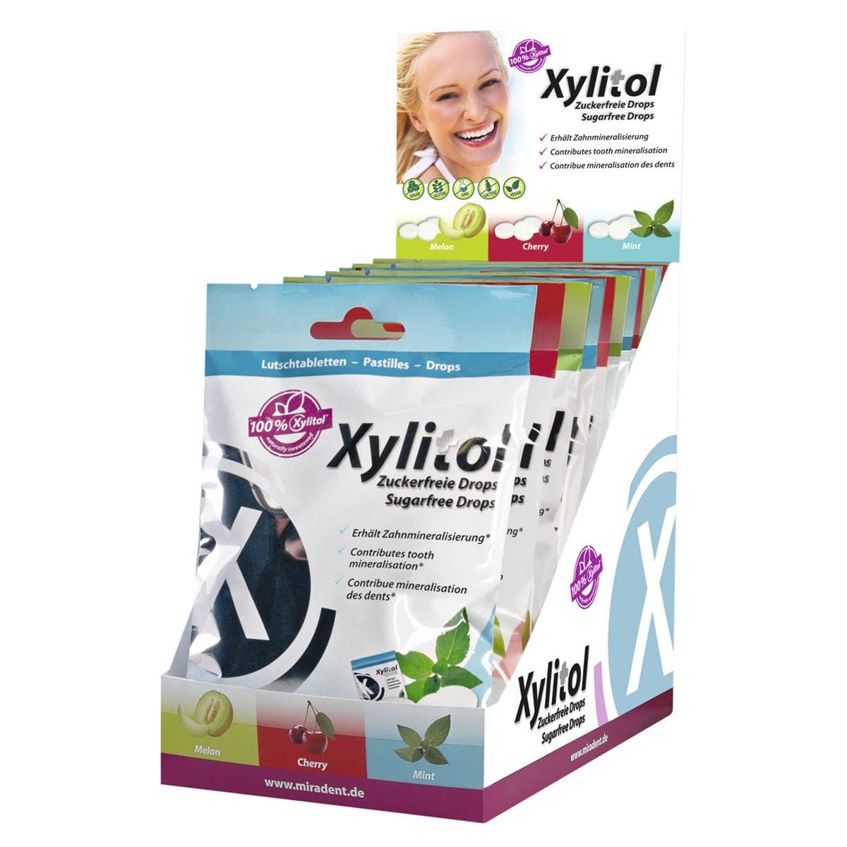 Xylitol Drops - Sortiment - Packung 12 Beutel