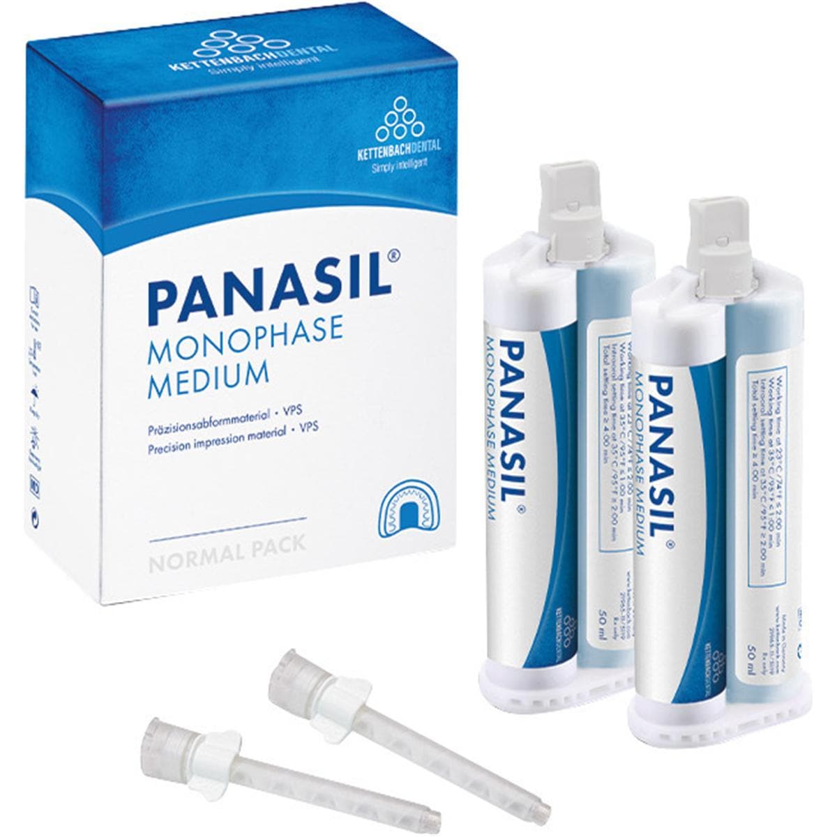 Panasil® monophase Medium Kartusche - Kartuschen 2 x 50 ml