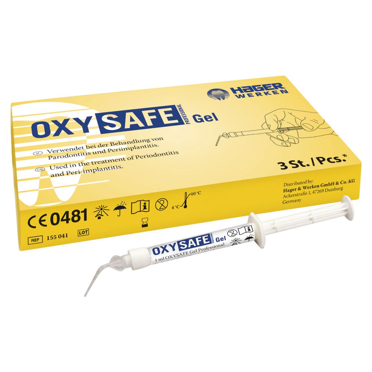 OXYSAFE Professional - Gel - Spritzen 3 x 1 ml