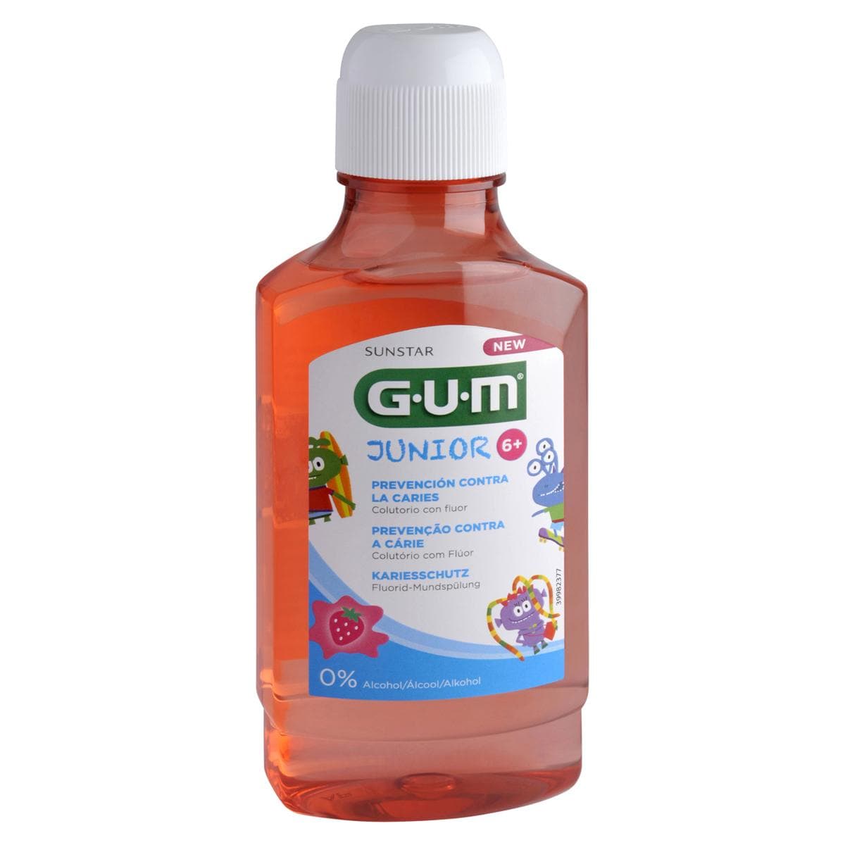 GUM® Junior Moster Mundspülung - Flaschen 6 x 300 ml