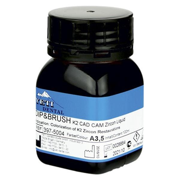 DIP & BRUSH K2 CAD/CAM Zirkonliquid - A3.5, Packung 100 ml