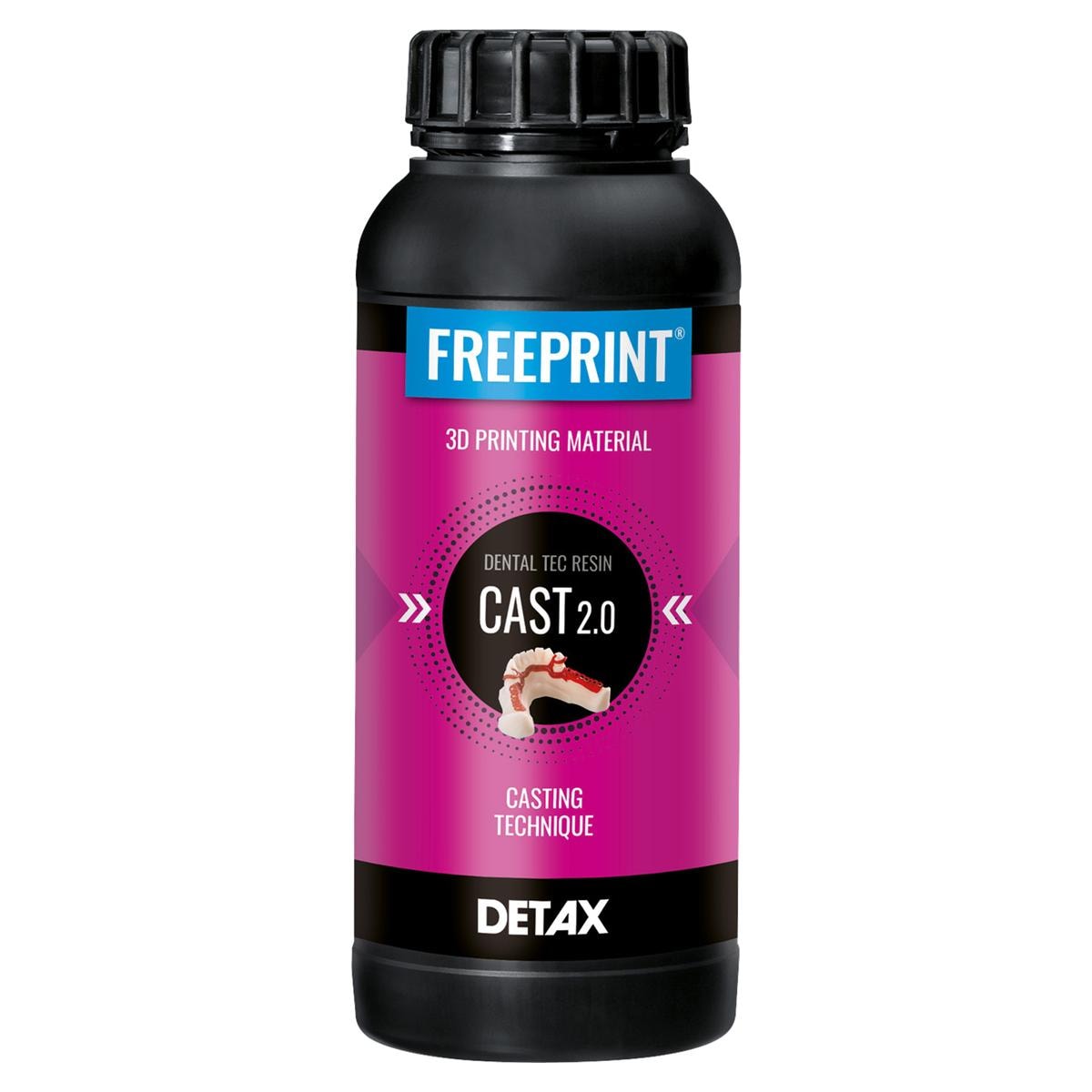 FREEPRINT® cast 2.0 - Flasche 1.000 g