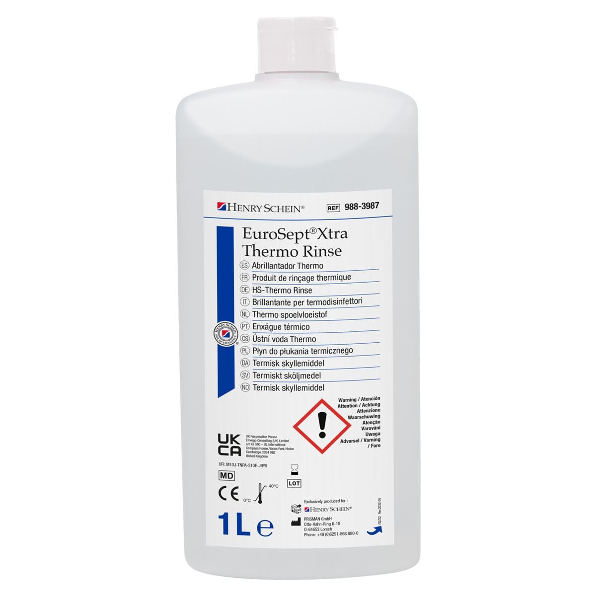HS-Klarspüler für Thermodesinfektor EuroSept® Xtra, Thermo Rinse - Flasche 1 Liter