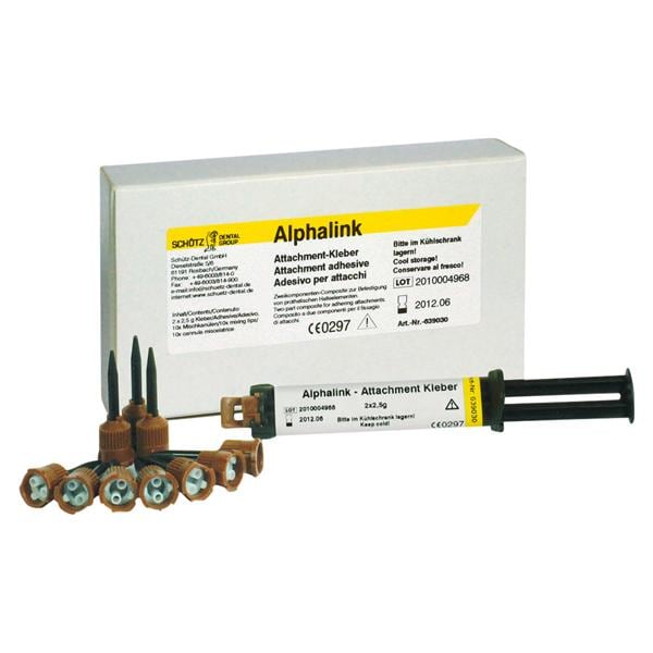 Alphalink Attachment-Kleber, Automix-Spritze - Automix-Spritze 5 g