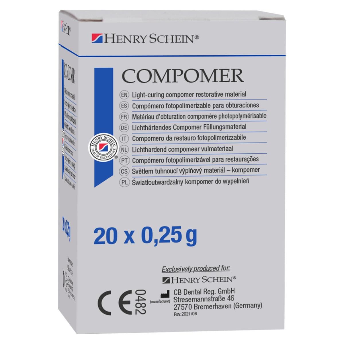 HS-Compomer - A3, Kapseln 20 x 0,25 g