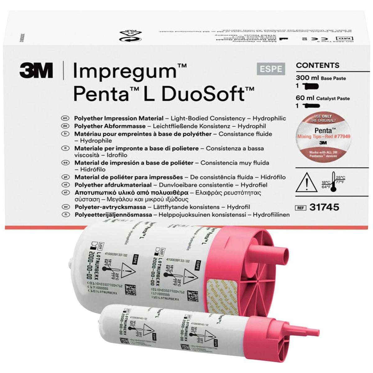 3M Impregum™ Penta™ L DuoSoft™ - Schlauchbeutel 300 ml Basispaste und 60 ml Katalysator