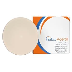ZIRLUX Acetal Disc Ronde, Amann Girrbach System - Ø 71 mm - A1, Stärke 20 mm