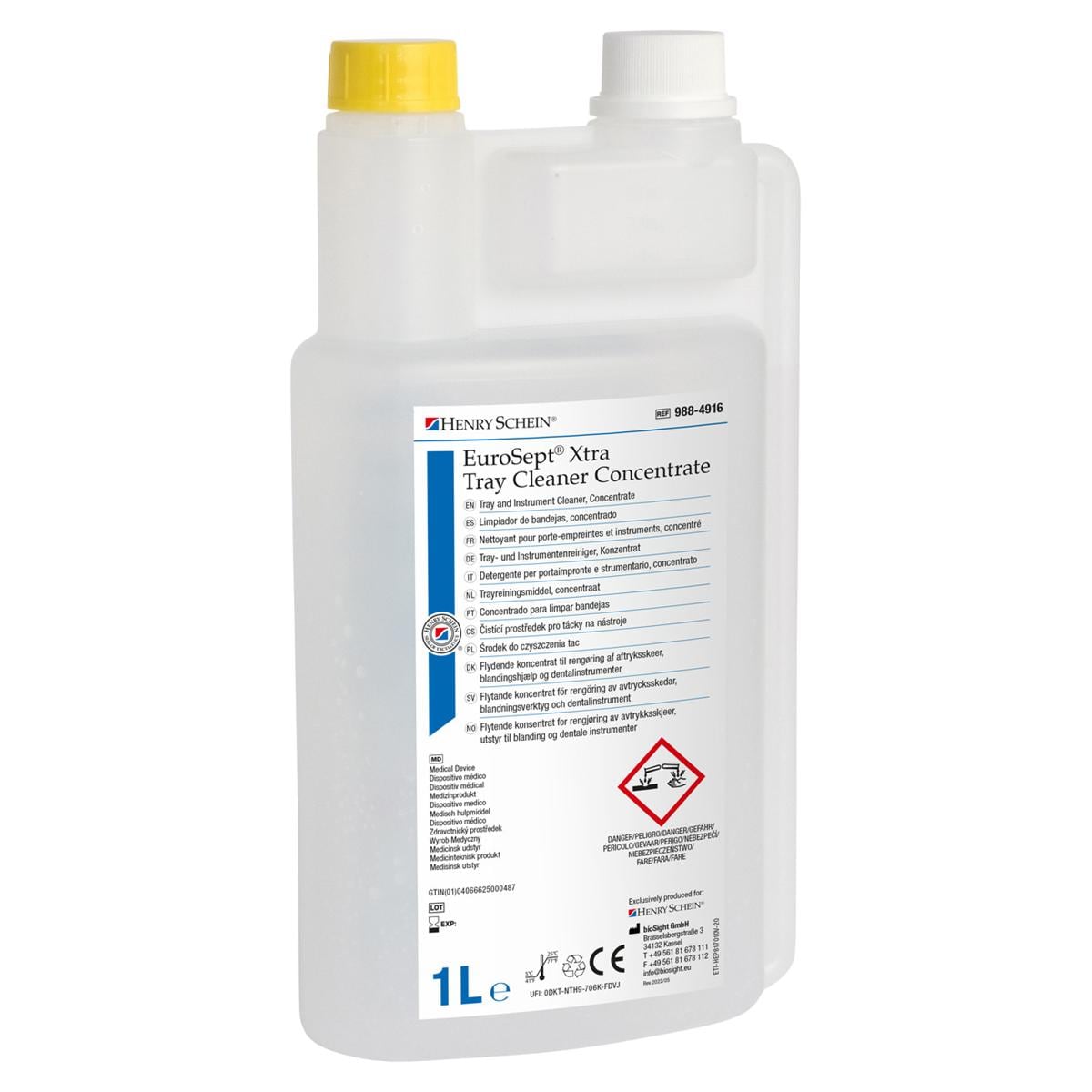 HS-Tray Cleaner EuroSept® Xtra - Flasche 1 Liter