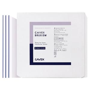 Cavex Bruxism, 125 x 125 mm (eckig) - Stärke 2 mm, Packung 25 Stück