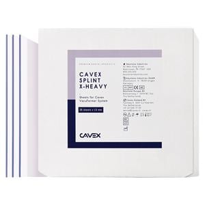 Cavex Splint X-heavy, 125 x 125 mm (eckig) - Stärke 1,5 mm, Packung 25 Stück