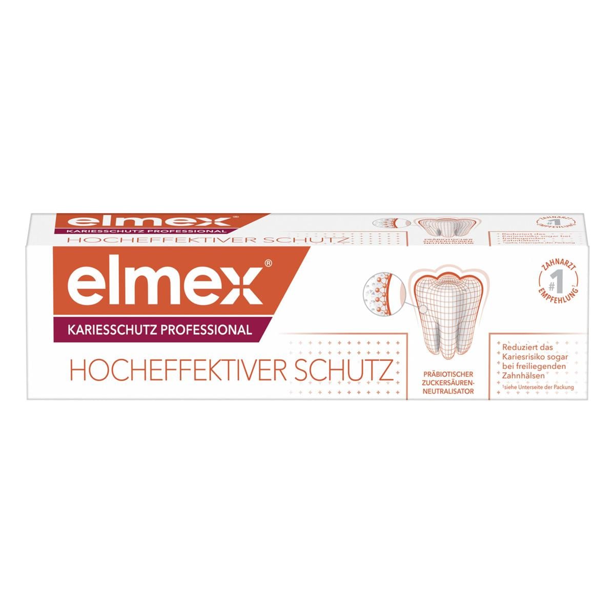 elmex® KARIESSCHUTZ PROFESSIONAL Zahnpasta - Tuben 12 x 75 ml