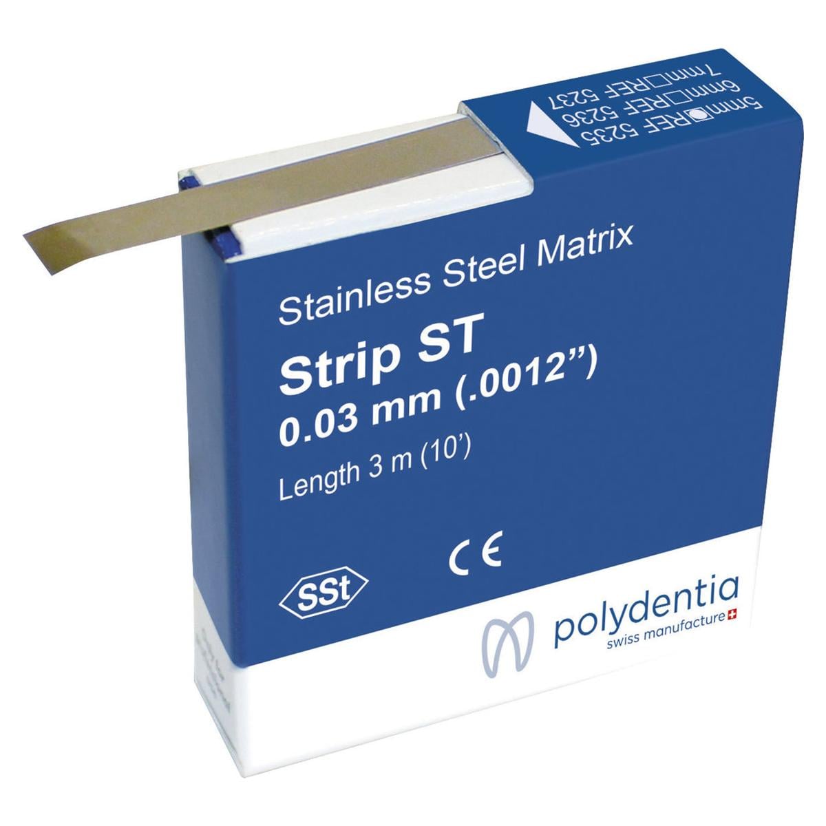 Strip ST - Matrizenband - Breite 5 mm, Länge 3 m