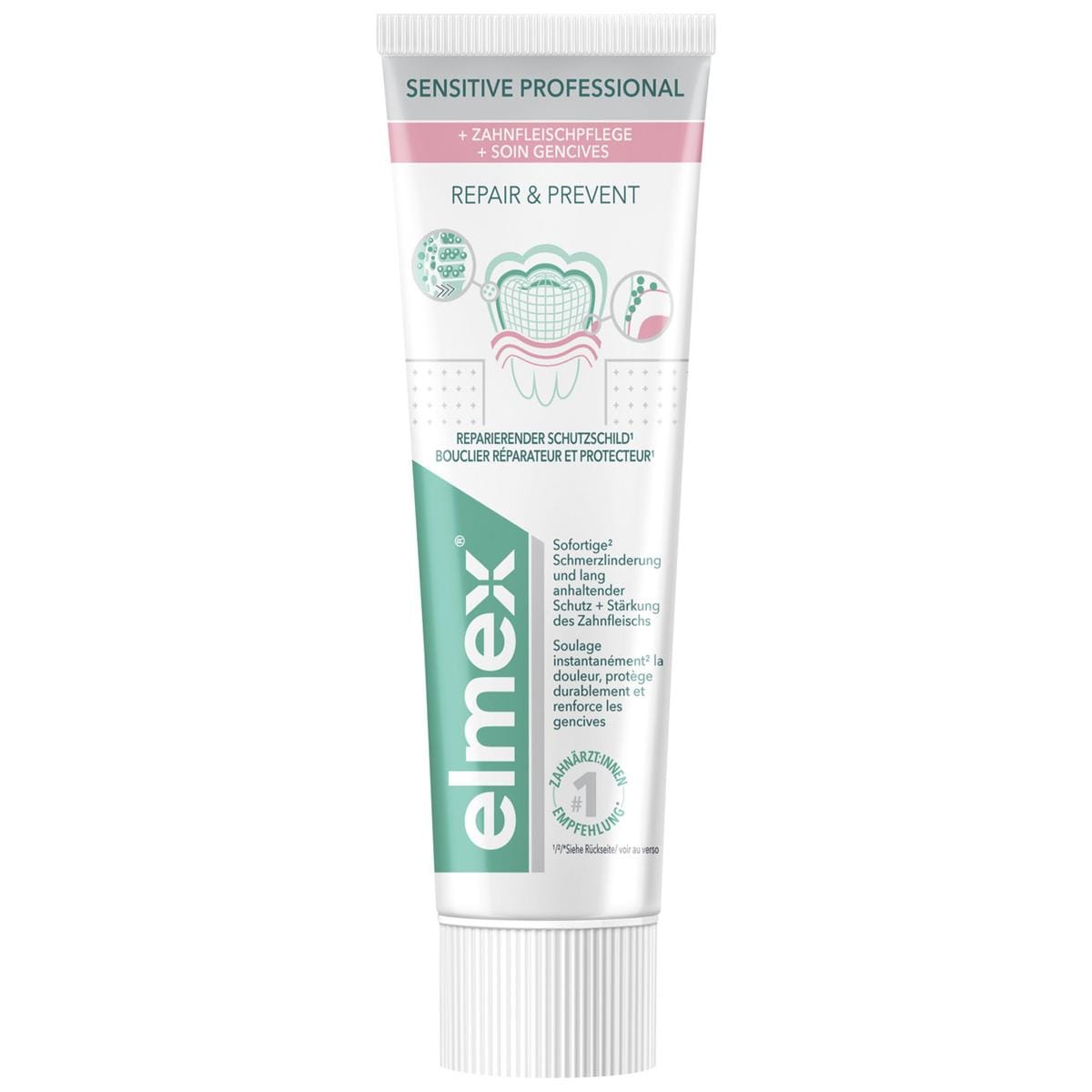 elmex® SENSITIVE PROFESSIONAL REPAIR & PREVENT Zahnpasta - Tube 75 ml